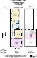 First Floor Flat, 161 Stephendale Road SW6 Floorpl