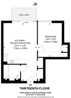 Floorplan area for info only, not for £/sq. ft valuation