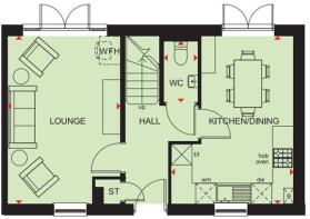 Buchanan ground floor plan at Holly View