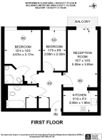 Floorplan area for info only, not for £/sq. ft valuation