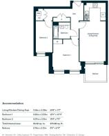 Example 2-bed layout
