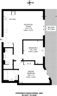 Floorplan area for info only, not for £/sq. ft valuation
