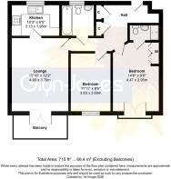 Floorplan - Flat 18, Fairlight Court, Pier Road, L