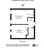 Floorplan area for info only, not for £/sq. ft valuation