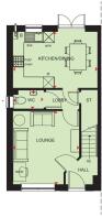 Ellerton ground floor plan at Holly View