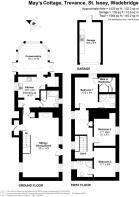 May's Cottage - Floor plan