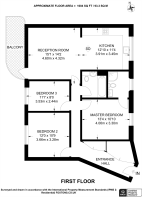 Floorplan area for info only, not for Â£/sq. ft valuation