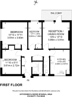 Floorplan area for info only, not for £/sq. ft valuation