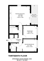 Floorplan area for info only, not for £/sq. ft valuation