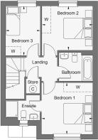 Dandara - Braeburn Fields - The Frogmore, Home 086 floorplan
