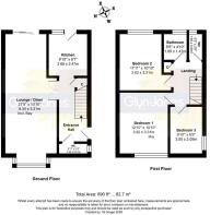 Floorplan - 74 The Winter Knoll, Littlehampton, BN