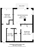 Floorplan area for info only, not for £/sq. ft valuation