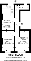 Floorplan area for info only, not for £/sq. ft valuation