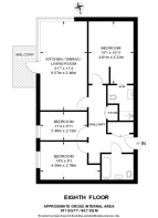 Floorplan area for info only, not for £/sq. ft valuation
