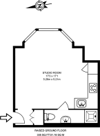 Floorplan area for info only, not for £/sq. ft valuation
