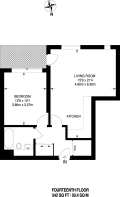 Floorplan area for info only, not for £/sq. ft valuation