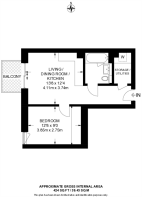 Floorplan area for info only, not for £/sq. ft valuation