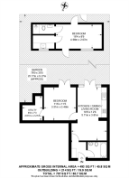 Floorplan area for info only, not for £/sq. ft valuation