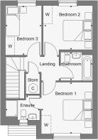 Dandara - Prior's Edge - The Frogmore, Home 4 floorplan