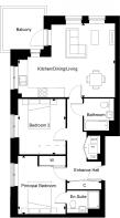 Foxtail House, Apartment 43 Floorplan