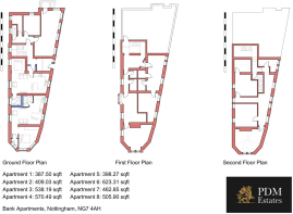 Floor Plan - Bank Apartments Peveril Street Nottin