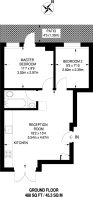 Floorplan area for info only, not for £/sq. ft valuation