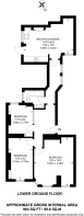 Floorplan area for info only, not for £/sq. ft valuation