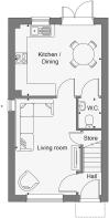 Dandara - The Orchard - The Vyne, Home 72 floorplan