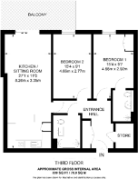 Floorplan area for info only, not for £/sq. ft valuation