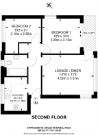 Floorplan area for info only, not for £/sq. ft valuation