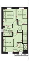 Ellerton first floor plan at Holly View