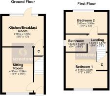 Floorplan - 5 Briar Close, Newport, Brough - all f