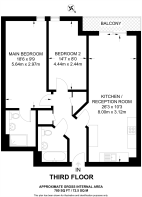 Floorplan area for info only, not for £/sq. ft valuation