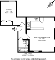 Floorplan area for info only, not for £/sq. ft valuation