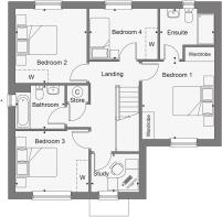 Dandara - Prior's Edge - The Chawton, Home 21 floorplan