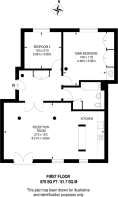 Floorplan area for info only, not for £/sq. ft valuation
