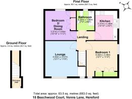 Floor Plan 15 Beechwood Court, Hereford HR1 1DX.JP
