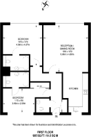 Floorplan area for info only, not for £/sq. ft valuation