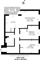 Floorplan area for info only, not for £/sq. ft valuation