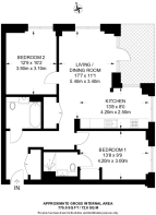 Floorplan area for info only, not for £/sq. ft valuation
