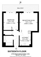 Floorplan area for info only, not for £/sq. ft valuation
