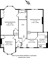 Floorplan area for info only, not for £/sq. ft valuation