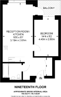 Floorplan area for info only, not for £/sq. ft valuation
