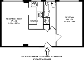 Floorplan area for info only, not for £/sq. ft valuation