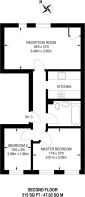 Floorplan area for info only, not for £/sq. ft valuation