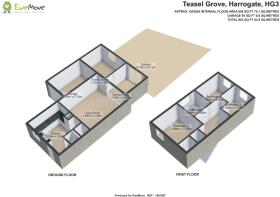 EweMove Harrogate 3D Plan
