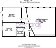 Flat 51 Handleys Corner, 44-46, Palmerston Road So