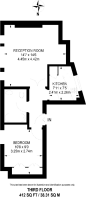 Floorplan area for info only, not for £/sq. ft valuation