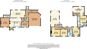 Colour floorplan ...
