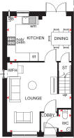 Ground floor of our 3 bed Maidstone home